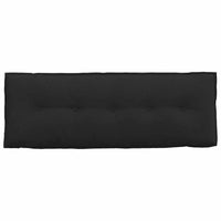 Cuscino per Schiena Nero 140 x 50 cm Tessuto in Microfibra 42014862