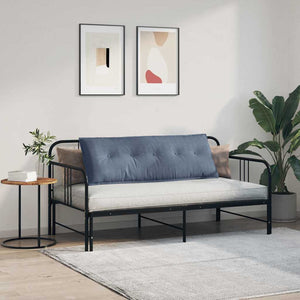 Cuscino per Schiena Blu 140 x 50 cm Tessuto in Cords 42014868