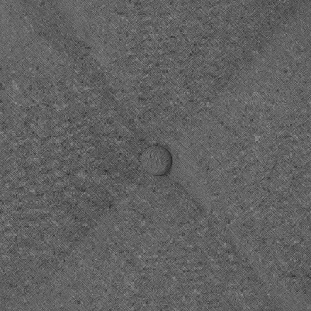 Cuscino per Schiena Grigio scuro 160 x 19 x 50 cm Tessuto 42014874