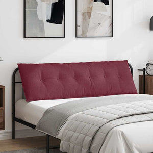 Cuscino per Schiena Rosso Vino 160 x 19 x 50 cm Tessuto 42014876
