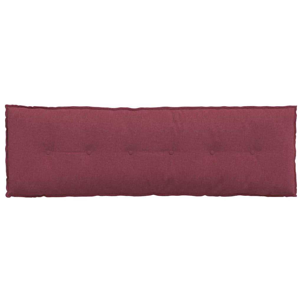 Cuscino per Schiena Rosso Vino 160 x 19 x 50 cm Tessuto 42014876