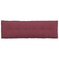 Cuscino per Schiena Rosso Vino 160 x 19 x 50 cm Tessuto 42014876