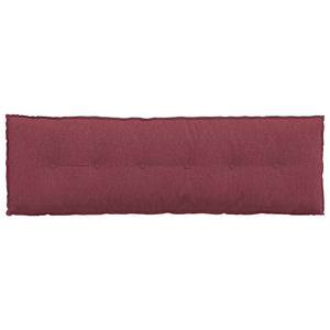 Cuscino per Schiena Rosso Vino 160 x 19 x 50 cm Tessuto 42014876
