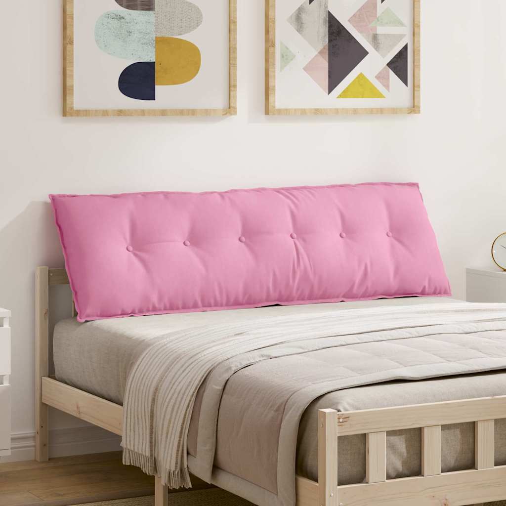 Cuscino per Schiena Rosa 160 x 19 x 50 cm Tessuto 42014888