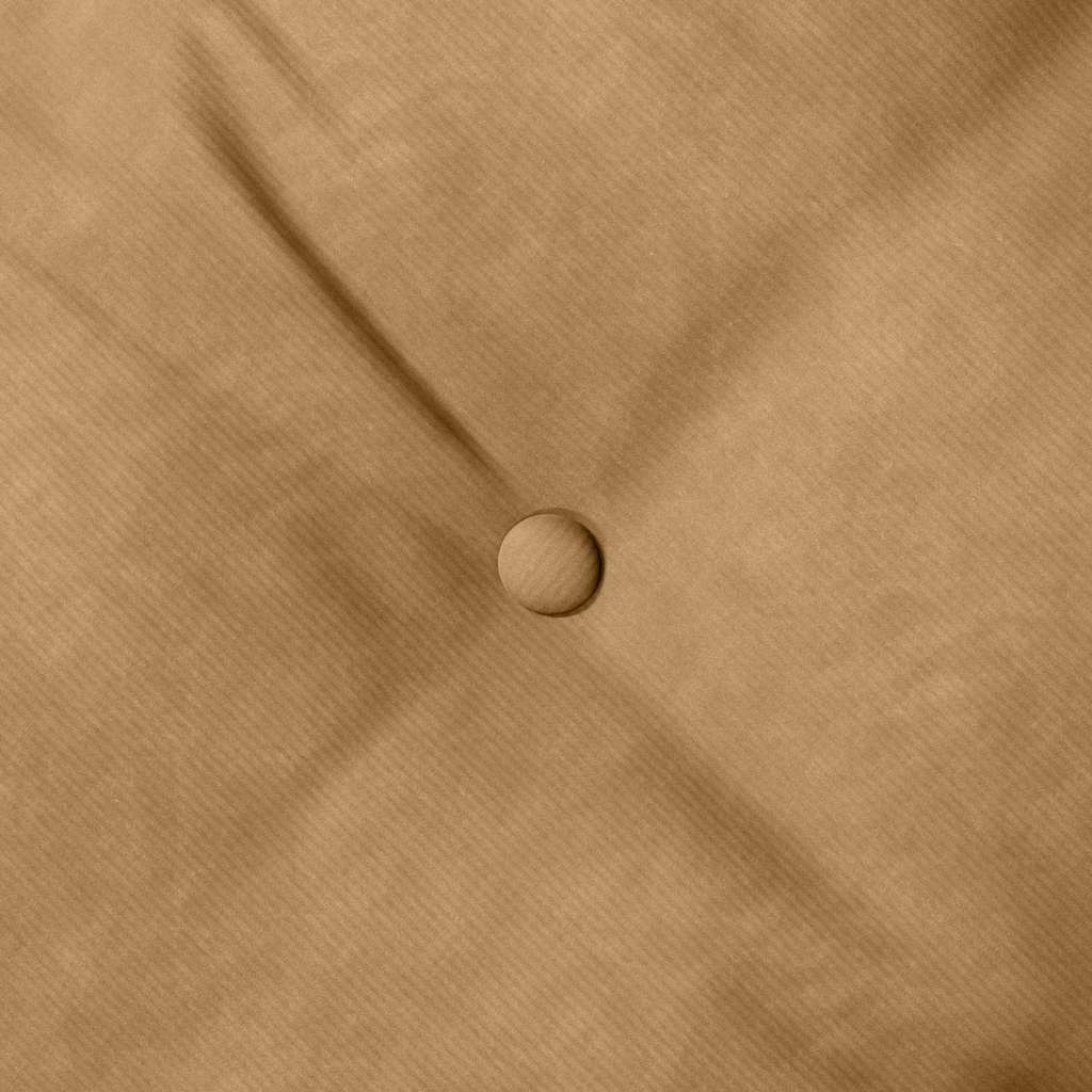 Cuscino per Schiena Marrone 160 x 50 cm Tessuto in Cords 42014898