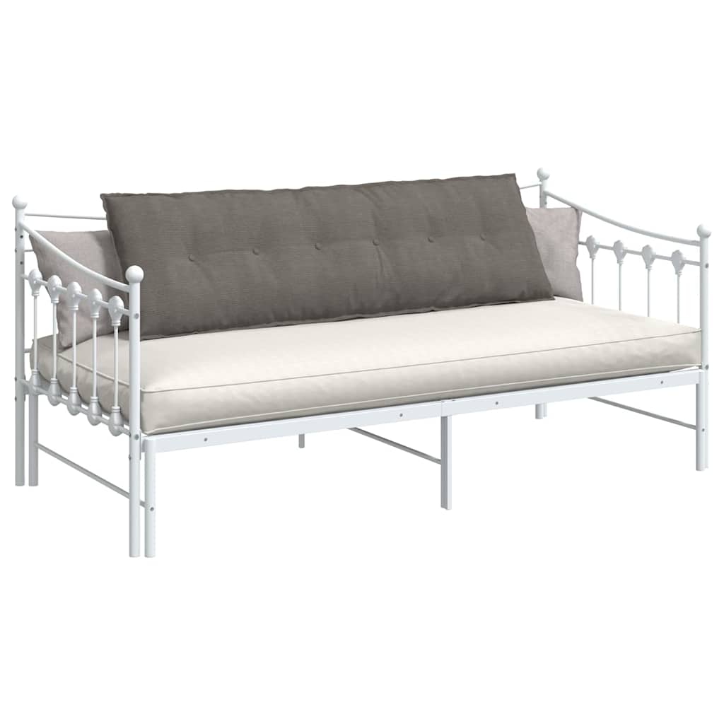 Cuscino per Schiena Grigio chiaro 160 x 50 cm Tessuto in Cords 42014908