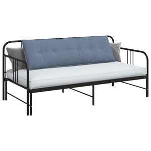 Cuscino per Schiena Blu 160 x 50 cm Tessuto in Cords 42014911