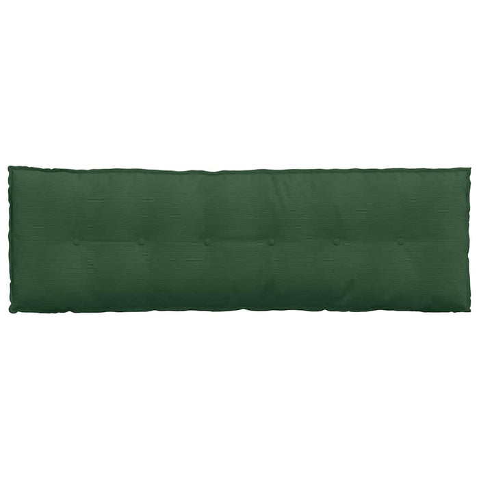 Cuscino per Schiena Verde Giungla 160 x 50 cm Tessuto in Cords 42014913