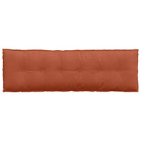 Cuscino per Schiena Rosso Arancio 160 x 50 cm Tessuto in Cords 42014915