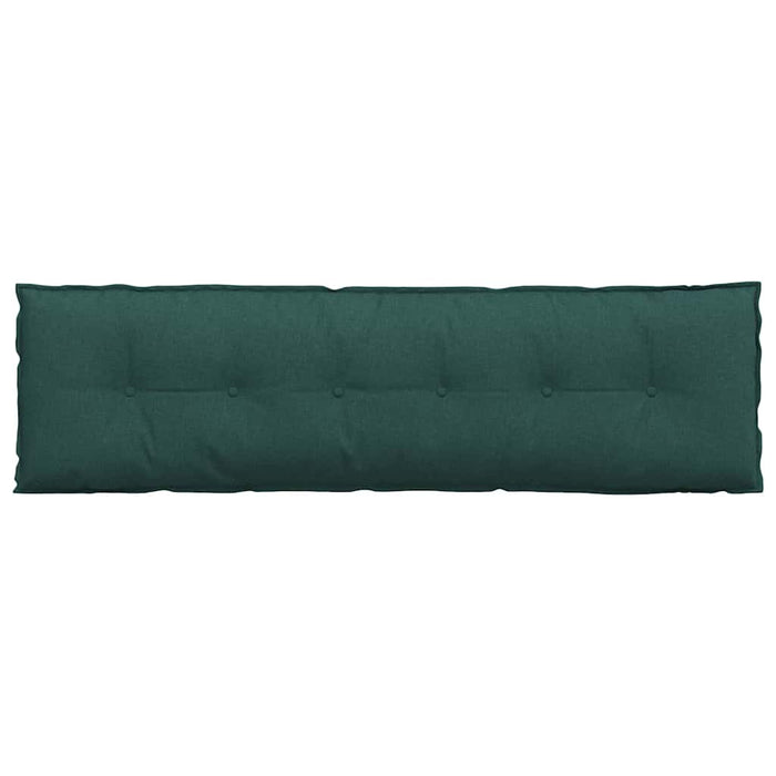 Cuscino per Schiena Verde Scuro 180 x 19 x 50 cm Tessuto 42014921
