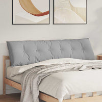 Cuscino per Schiena Grigio Nuvola 180 x 19 x 50 cm Tessuto 42014929