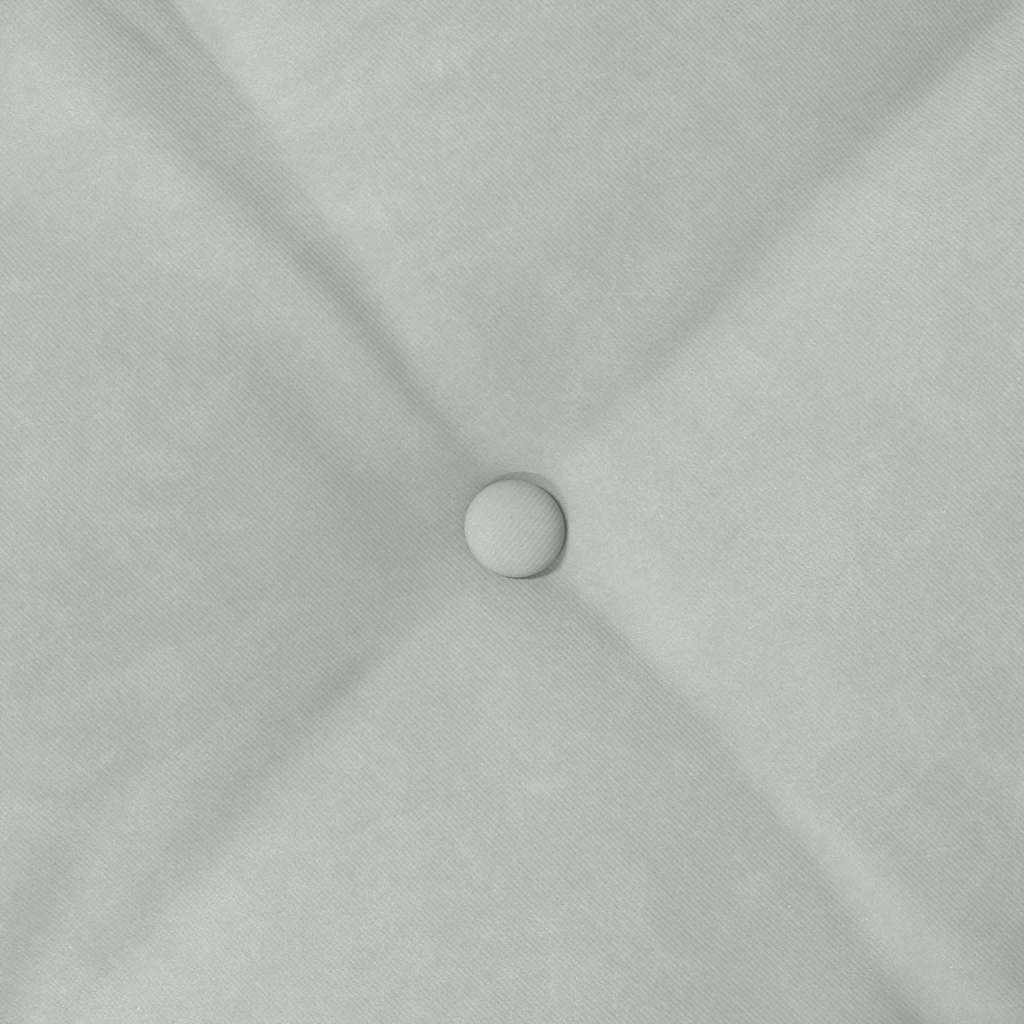 Cuscino per Schiena Grigio chiaro 180 x 50 cm Tessuto in Cords 42014933