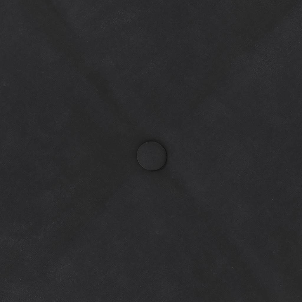 Cuscino per Schiena Nero 180 x 50 cm Tessuto in Cords 42014939