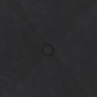 Cuscino per Schiena Nero 180 x 50 cm Tessuto in Cords 42014939