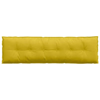 Cuscino per Schiena Giallo 180 x 50 cm Tessuto in Cords 42014940