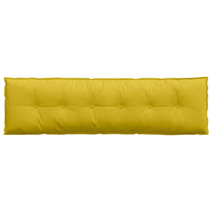 Cuscino per Schiena Giallo 180 x 50 cm Tessuto in Cords 42014940