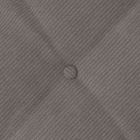 Cuscino per Schiena Grigio chiaro 180 x 50 cm Tessuto in Cords 42014951