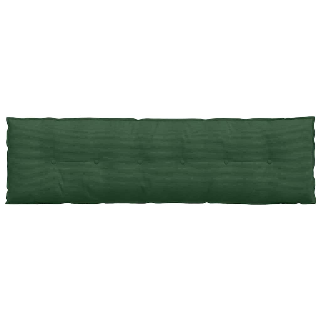 Cuscino per Schiena Verde Giungla 180 x 50 cm Tessuto in Cords 42014956