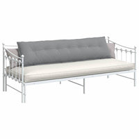 Cuscino per Schiena Grigio chiaro 200 x 19 x 50 cm Tessuto 42014959