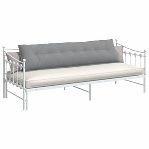 Cuscino per Schiena Grigio chiaro 200 x 19 x 50 cm Tessuto 42014959