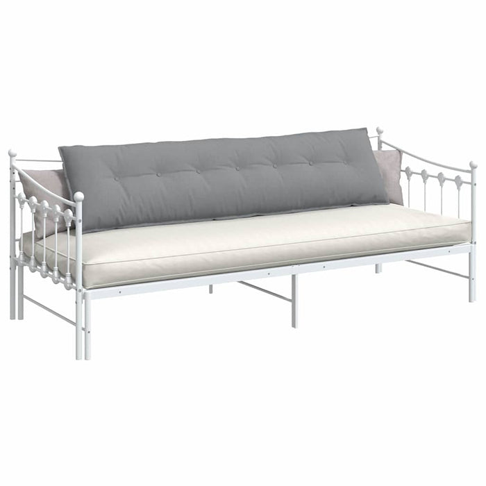 Cuscino per Schiena Grigio chiaro 200 x 19 x 50 cm Tessuto 42014959