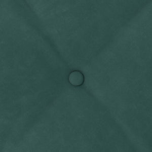 Cuscino per Schiena Verde Scuro 200 x 50 cm Tessuto in Cords 42014978