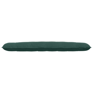 Cuscino per Schiena Verde Scuro 200 x 50 cm Tessuto in Cords 42014978