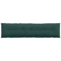 Cuscino per Schiena Verde Scuro 200 x 50 cm Tessuto in Cords 42014978