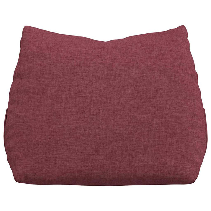 Cuscino per Schiena Rosso Vino 45 x 20 x 35 cm Tessuto 42015005