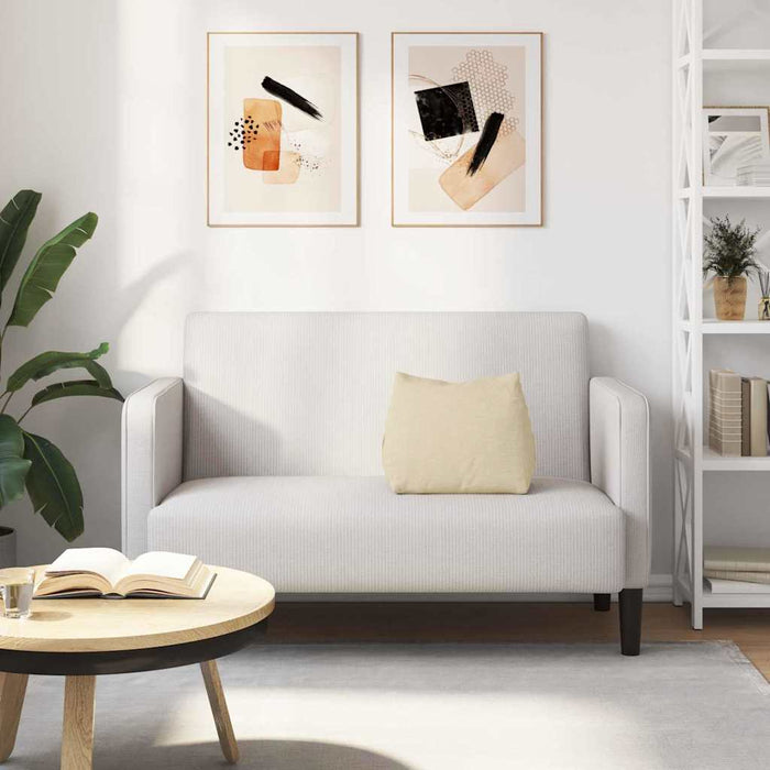 Cuscino per Schiena Crema 45 x 20 x 35 cm Tessuto 42015009