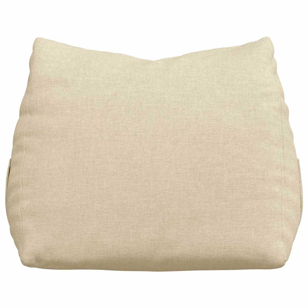 Cuscino per Schiena Crema 45 x 20 x 35 cm Tessuto 42015009