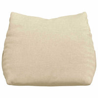 Cuscino per Schiena Crema 45 x 20 x 35 cm Tessuto 42015009