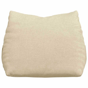 Cuscino per Schiena Crema 45 x 20 x 35 cm Tessuto 42015009