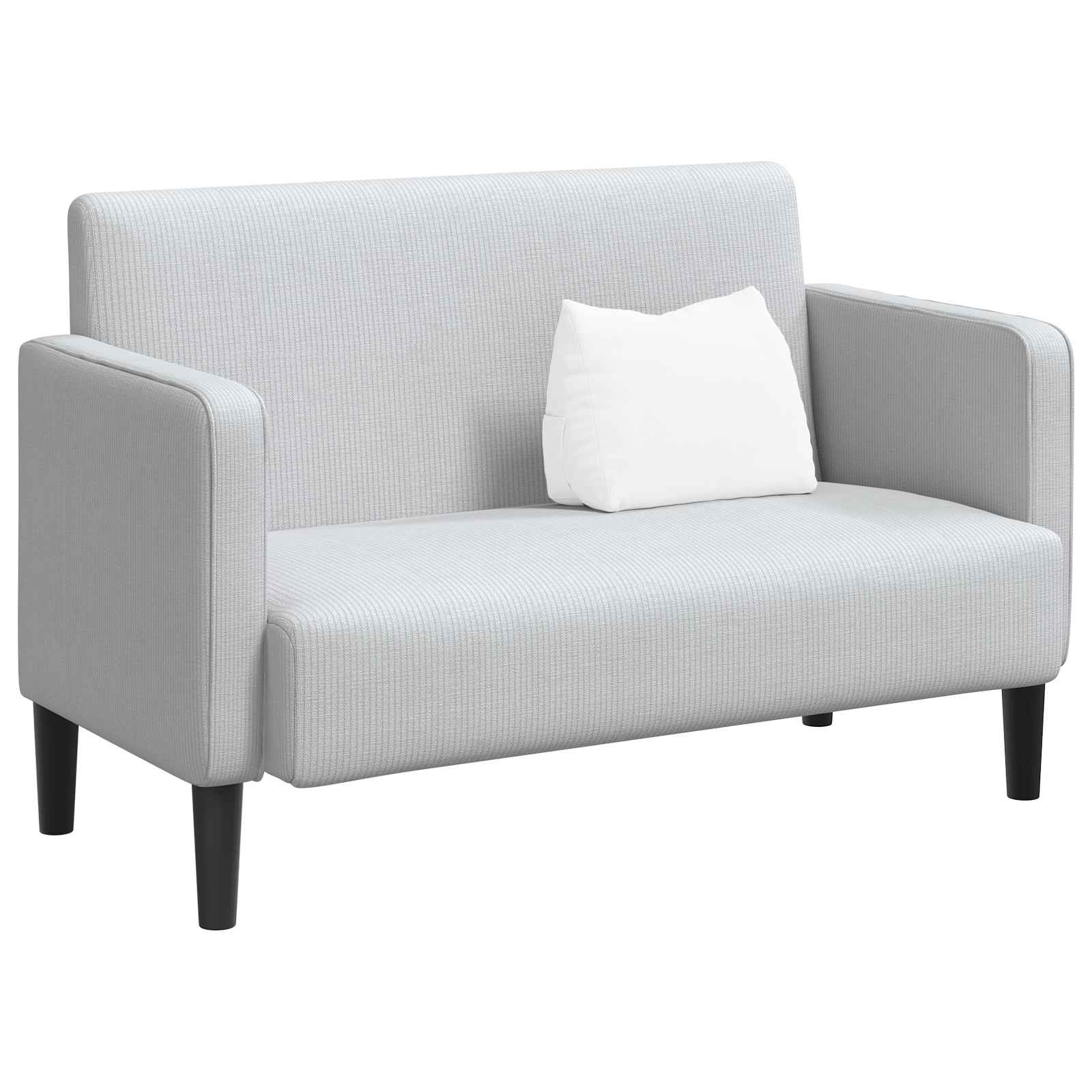 Cuscino per Schiena Bianco 45 x 20 x 35 cm Tessuto 42015013