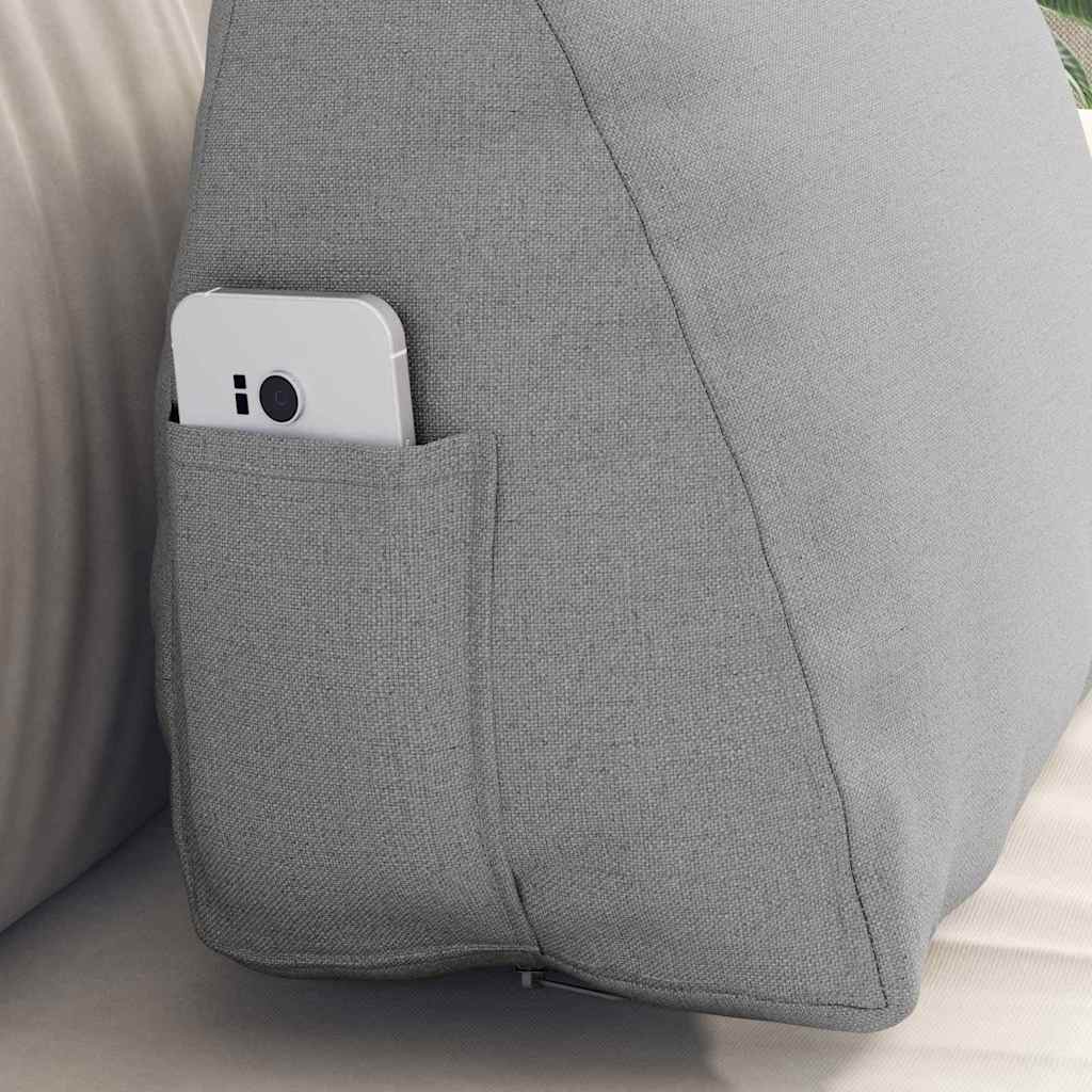 Cuscino per Schiena Grigio Nuvola 45 x 20 x 35 cm Tessuto 42015015