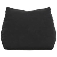 Cuscino per Schiena Nero 45 x 20 x 35 cm Tessuto in Cords 42015025