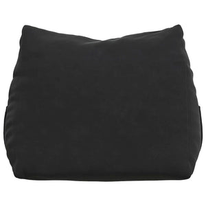 Cuscino per Schiena Nero 45 x 20 x 35 cm Tessuto in Cords 42015025