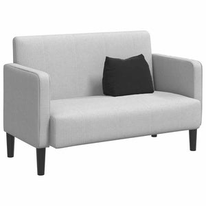 Cuscino per Schiena Nero 45 x 20 x 35 cm Tessuto in Cords 42015025