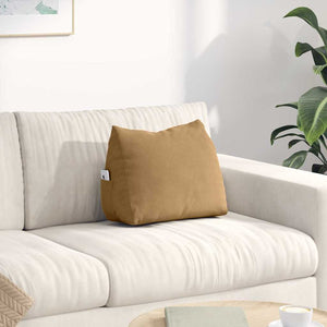 Cuscino per Schiena Marrone 45 x 20 x 35 cm Tessuto in Cords 42015027