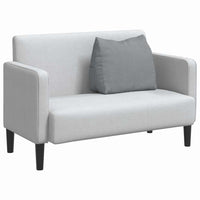 Cuscino per Schiena Grigio chiaro 60 x 20 x 50 cm Tessuto 42015031