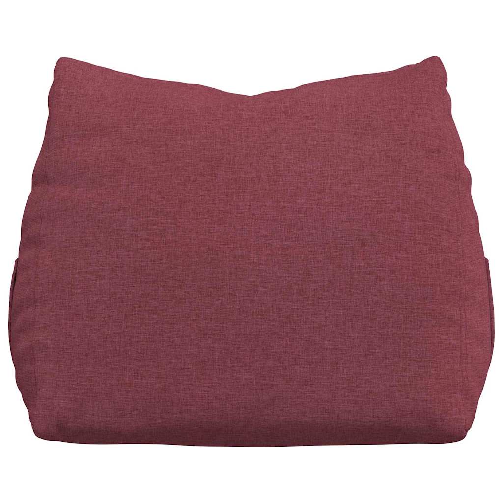 Cuscino per Schiena Rosso Vino 60 x 20 x 50 cm Tessuto 42015034