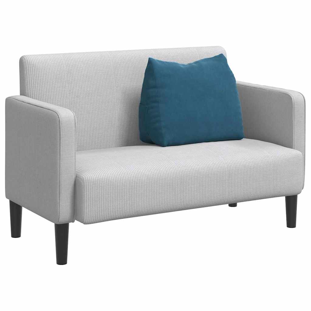 Cuscino per Schiena Blu 60 x 20 x 50 cm Tessuto in Cords 42015047