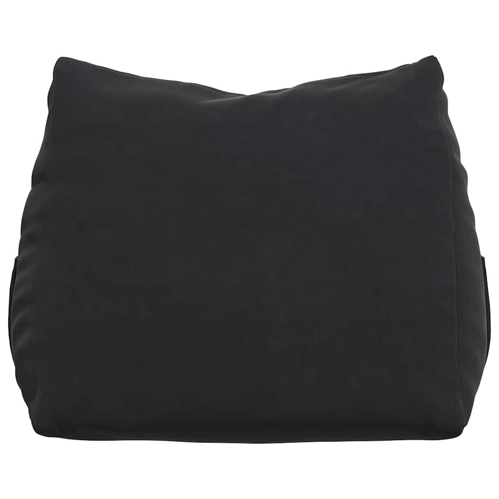 Cuscino per Schiena Nero 60 x 20 x 50 cm Tessuto in Cords 42015054