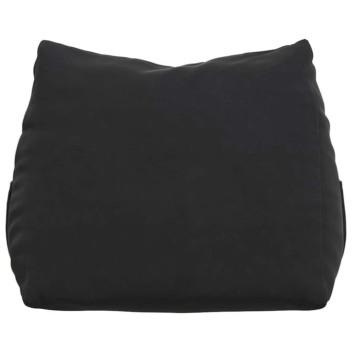 Cuscino per Schiena Nero 60 x 20 x 50 cm Tessuto in Cords 42015054