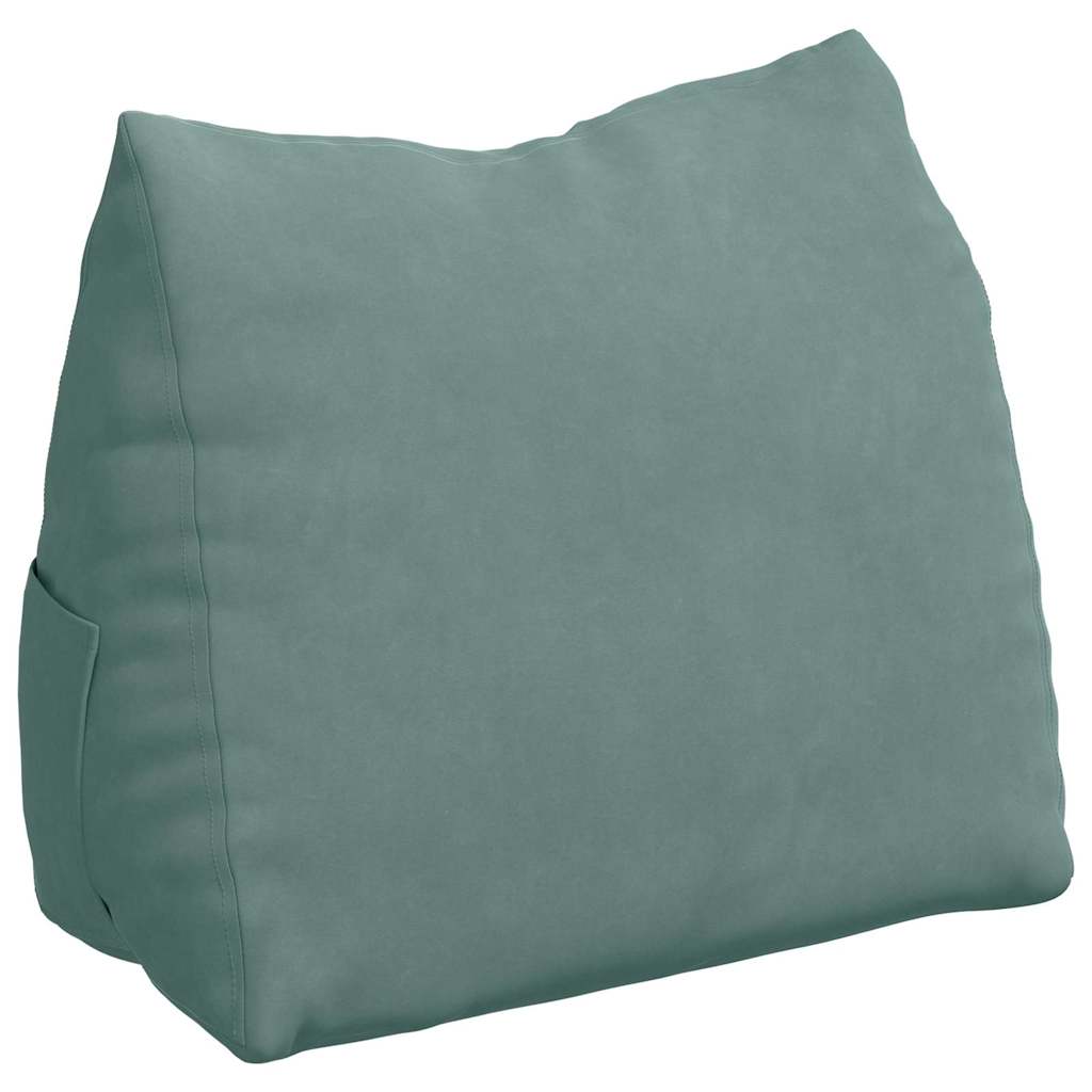 Cuscino per Schiena Verde Mare 60 x 20 x 50 cm Tessuto in Cords 42015058