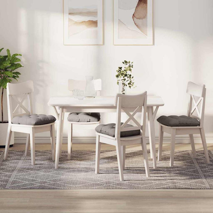 Cuscini per Seduta 4 pcs Talpa 40 x 40 x 12 cm Tessuto 42015066