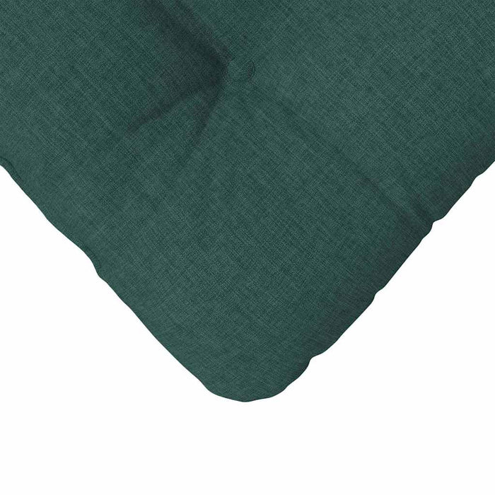 Cuscini per Seduta 4 pcs Verde Scuro 45 x 45 x 12 cm Tessuto 42015108