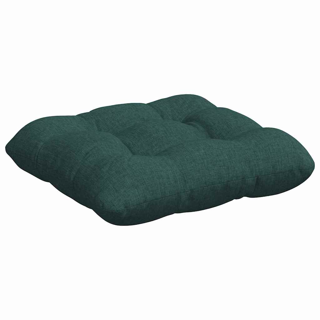 Cuscini per Seduta 4 pcs Verde Scuro 45 x 45 x 12 cm Tessuto 42015108