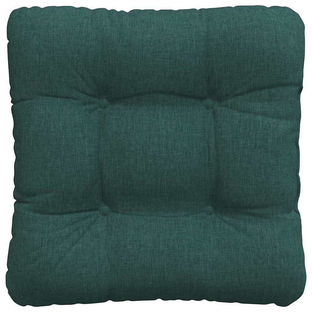 Cuscini per Seduta 4 pcs Verde Scuro 45 x 45 x 12 cm Tessuto 42015108