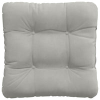 Cuscini per Seduta 4 pcs Grigio chiaro 45 x 45 cm 42015133